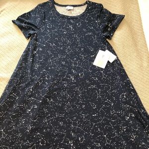 Lularoe Constellations Carly Dress Size XS
